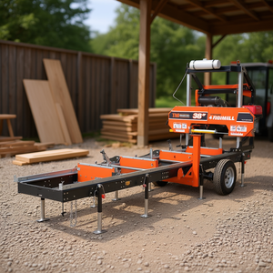 Kit d'extension de rail de 4 pieds Tmg pour scierie portative Psm36, pièces de machines à bois en acier haute rigidité - Product Image 2