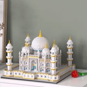W0501-W0607 <strong>Taj</strong> <strong>Mahal</strong> World Famous Building Creative Decoration <strong>Mini</strong> Building Block Plastic Toy <strong>Gift</strong> for Kids Boys - Product Image 4