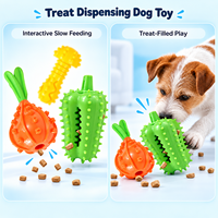 Jouet interactif pour chien en TPR personnalisé, mignon et durable, pour l'entraînement et la mastication, écologique, en forme de légume, livraison rapide du fabricant en gros