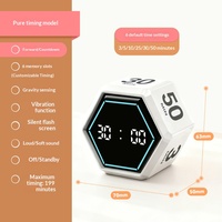 Timer Digital Multifungsi Enam Sisi dengan Pengaturan Volume, Alarm, dan Fitur Flip untuk Pemantauan Tugas dan PR Siswa