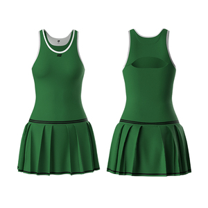 Set di Maglia da Tennis Personalizzata con Logo, Abbigliamento Sportivo Femminile OEM, Gonna da Tennis e <span class=keywords><strong>Polo</strong></span> - Product Image 2