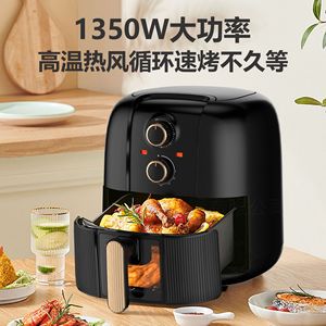 Air Fryer Dual Knob Visual Large Capacity Ceramic Coating Fast Cooking Home Appliance - Product Image 3