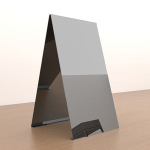 Trong nhà ngoài trời đứng bảng bánh sandwich quảng cáo hiển thị không thấm nước gương đánh bóng kim loại thép không gỉ một khung vỉ<span class=keywords><strong>a</strong></span> hè dấu hiệu - Product Image 1