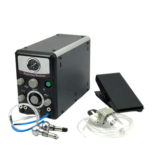 Nouvel équipement d'outillage de bijouterie Yunqingtech : Machine de gravure pneumatique à double tête pour bijoux, graveurs pneumatiques portatifs - Product Image 1