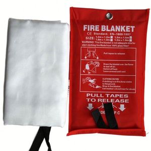 Manta Ignífuga Resistente a Altas Temperaturas con Revestimiento de Silicona para Escalada, Senderismo, Equipo de Seguridad de Emergencia, Personalizable - Product Image 1