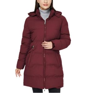 Manteaux d'hiver grande taille, manteaux longs sur mesure pour femmes, vêtements chauds à capuche rembourrés en coton, manteau long d'hiver pour femmes - Product Image 2