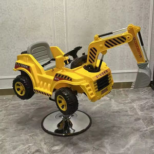 हेयरकट सैलून रोल प्ले करने के लिए समायोज्य बच्चों की हाइड्रोलिक नाई कुर्सी स्टाइलिस्ट सैलून फर्नीचर के लिए धातु निर्माण - Product Image 5