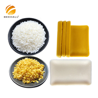 Les granules purs naturels de cire d'abeille de BEEHALL perle le matériel de cire pour la fabrication de bougie