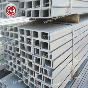 Fushunde Nhà máy cung cấp <span class=keywords><strong>ASTM</strong></span> A500 C-<span class=keywords><strong>276</strong></span> Q235 q345 A36 ss400 4*2 inch 1.2mm C phần mạ kẽm U xà gồ thép U kênh - Product Image 1