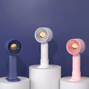 USB Rechargeable Desktop <b>Table</b> Stand Air Cooler Hand Held Electric Small Handheld Portable <b>Mini</b> Fan - Product Image 1