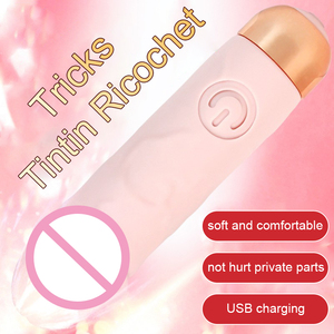 เครื่องนวดพกพาแบบมือถือ ดีไซน์เหมือนจริง ผลิตจากซิลิโคนที่อ่อนโยนต่อผิว เครื่องมินิมาสซาจ ของเล่นทางเพศสำหรับผู้ใหญ่ เครื่องสั่นแบบกระสุน - Product Image 6