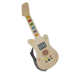 <span class=keywords><strong>Jouet</strong></span> <span class=keywords><strong>Guitare</strong></span> <span class=keywords><strong>en</strong></span> <span class=keywords><strong>Bois</strong></span> Lumineux LED pour Enfants, Instrument de Musique Éducatif Créatif pour l'Apprentissage Précoce, Produit de Marque - Product Image 4