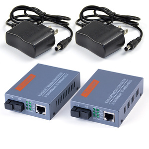 1 คู่ 20 กม. Ab 10 100mbps ตัวแปลงสื่อไฟเบอร์ออปติกโหมดเดี่ยวพอร์ตไฟเบอร์เดี่ยว Sc A 1310nm-tx B 1550nm-tx - Product Image 2