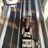 Máquina CNC de Grabado Rotatorio de 4 Ejes Jinan Mosencnc Mini 3D, Motor Servo 6090, Controlador DSP, para Acrílico, Madera, MDF y Aluminio