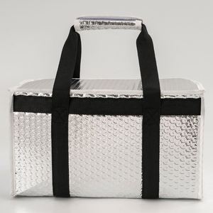 Bolsa Térmica de Aluminio para Refrigerar, Bolsa Aislante para Entrega de Alimentos, Pasteles y Pizza, con Asa Suave y Resistente - Product Image 6