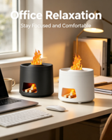 Humidificateur d'air ultrasonique LED, meilleur petit humidificateur pour chambre, bureau, maison, diffuseur d'arômes volcanique.