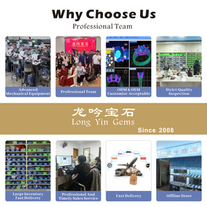 サファイアブルーVVSモアッサナイト石アッシャー/オーバル/ナシ/ラウンドシェイプブリリアントカット色付きモサナイトダイヤモンドGRA証明書付き - Product Image 6