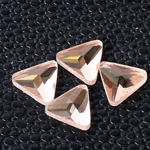 Cristales triangulares de imitación de 6-20 mm con reverso plano para joyería, decoración de teléfonos, piedras de vidrio de grado A. - Product Image 3