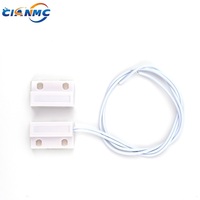 Sistem Alarm Anti-Tamper dengan Saklar Reed Magnetik ABS Laris Manis, Output NC, Kabel, Grosir Tersedia