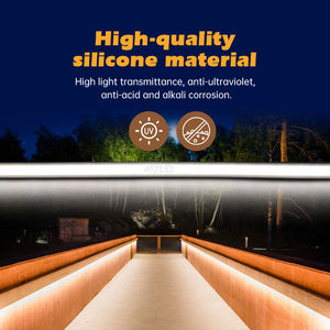 Tiras de luces LED de neón flexibles de silicona impermeables de 24V para iluminación decorativa de paisajes exteriores - Product Image 6