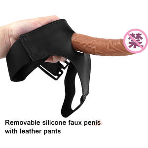 3Cm Lesbische Seksspeeltjes Dubbele Dildo Harnas Strapons Penis Dildo Vaginale Massage Volwassen Spel Riem Op Dildo 'S <span class=keywords><strong>Sex</strong></span> Bondage Riem - Product Image 3