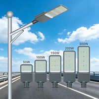 Lampadaire LED haute puissance 50W 100W 150W 200W 300W, étanche IP65, éclairage extérieur pour autoroute et place publique