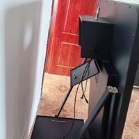 Cabina de Fotos Portátil con Ruedas de 70 Pulgadas Disponible en Stock y Lista para Envío Rápido