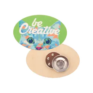 เข็มกลัดแม่เหล็กไม้  สินค้าที่ยั่งยืน - Product Image 3