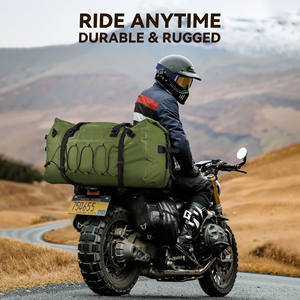 Échantillon gratuit, prix compétitifs, sac de vélo de sport imperméable en PVC 500D, sac de livraison, sac de vélo, sac de moto, sac de siège arrière - Product Image 5