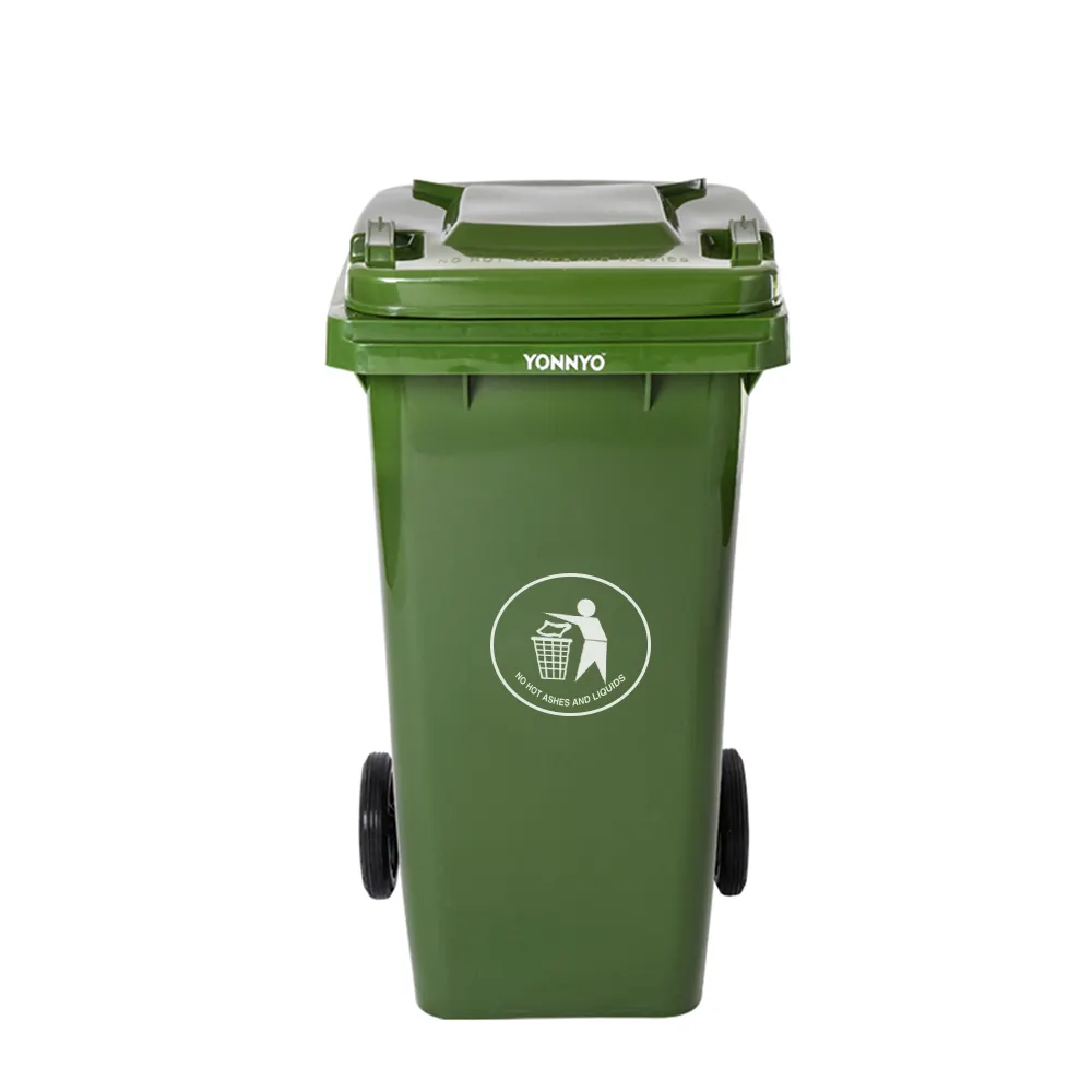 Большие перерабатываемые мусорные корзины, пластиковые мусорные корзины 120 л