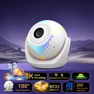 2026 New Arrival OEM Smart <b>Projector</b> Android 14 Electric Focus Custom Logo Wholesale Football <b>Projector</b> - Product Image 1