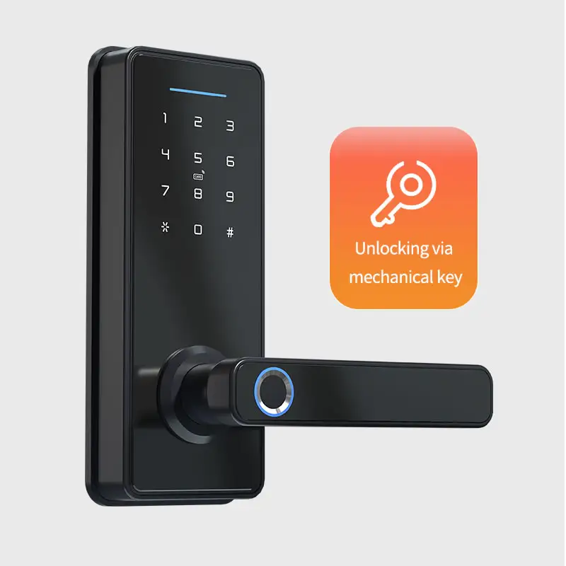 Goking Door Digital Lock Cheap Prices Digital Keypad Wifi Tuya APP Control Lock Wood Slim Waterproof Memory Card I17 12 Months