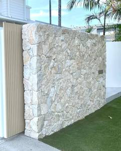 Ardoise blanche naturelle au design moderne, dalles irrégulières durables pour usage extérieur, allées <span class=keywords><strong>de</strong></span> <span class=keywords><strong>jardin</strong></span>, parcs, pavage <span class=keywords><strong>de</strong></span> qualité supérieure, garantie 5 ans - Product Image 4
