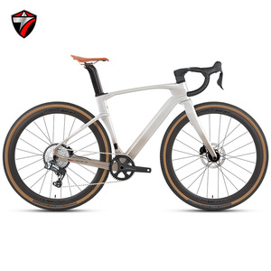 Bicicleta de Gravel de Fibra de Carbono 700C*40C con Suministro de Fábrica, Cambios Inalámbricos de 13 Velocidades, Eje Pasante y Frenos de Disco Hidráulicos - Product Image 6