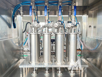 Machine automatique de remplissage et de bouchage de sachets à bec verseur pour liquides, boissons, jus et sauces