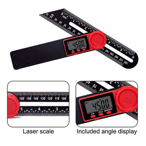 Kỹ thuật số góc Cai Trị Đồng hồ đo tri vuông trượt t-bevel vuông Đo mức độ đo công cụ bằng gỗ đánh dấu Gauge thước đo - Product Image 6