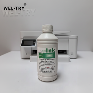 Nettoyant Efficace pour Têtes d'Impression - Élimination des Bouchons pour Imprimantes Jet d'Encre <span class=keywords><strong>Epson</strong></span>, HP, Canon, Brother - Liquide Nettoyant pour Buses d'Encre Pigmentée - Product Image 1