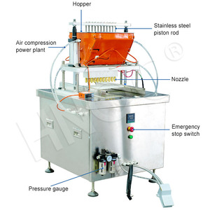 Nhỏ tự động Jelly kẹo làm ngọt ngào cứng <span class=keywords><strong>Lollipop</strong></span> Gummy gấu ký gửi Máy làm kẹo máy - Product Image 2