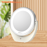 TOUCHBeauty Style européen LED maquillage coiffeuse 1X grossissement Double vanité commode usage domestique meubles de chambre-pour les états-unis