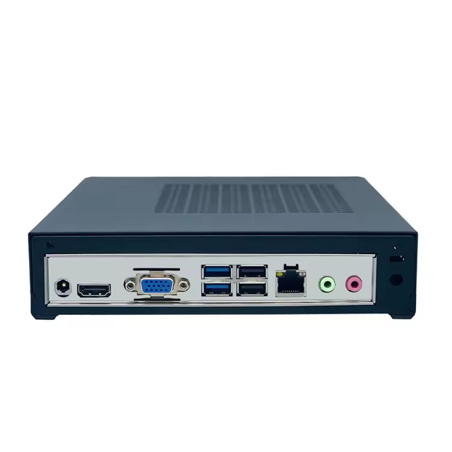 Industrial Office Mini PC Intel Celeron J1900 N2840 Compact Desktop with Dual Display Gigabit Ethernet and Rich I/O Ports