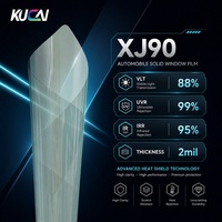 Film pour vitres de voiture KUCAI série XJ, teinte pour vitres de voiture, polarisé, nanocéramique, protection solaire UV, 1,52*30m/rouleau