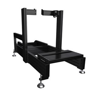 Kit de simulation de course automobile <span class=keywords><strong>DIY</strong></span> <span class=keywords><strong>Sim</strong></span> Racing <span class=keywords><strong>Rig</strong></span>, simulateur de conduite de jeu VR, cockpit argenté 8040 40160, cadre en aluminium noir 40120, simulateur de course automobile - Product Image 5