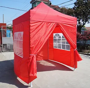 Tenda Gazebo Portabel Baja, Kanvas Tahan Air Cantik dan Praktis