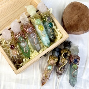 Nuevo Producto: Varita <span class=keywords><strong>de</strong></span> Cristal Natural Tallada con Cabeza <span class=keywords><strong>de</strong></span> Bruja, para Sanación <span class=keywords><strong>de</strong></span> Chakras, Decoración <span class=keywords><strong>de</strong></span> Altar Espiritual, Meditación, Regalo - Product Image 4