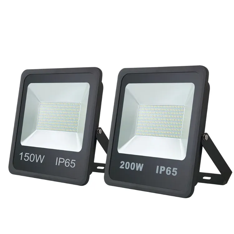 zhongshan factory hot selling 150w 2500k 4000k 6500k 220 120 volt square table tennis led flood light