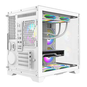 OEM ODM giữa tháp Tempered Glass mATX PC trường hợp trắng chơi game PC tủ máy tính trường hợp tháp cho Máy tính để bàn - Product Image 3