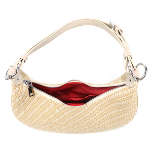 Bolso de Mano Elegante de Verano para Mujer, Estilo Media Luna, Tejido, Nuevo Modelo - Product Image 6