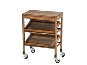 Chariot de service en bois sur roulettes, chariot de cuisine sur pied, couleur personnalisable, pour <span class=keywords><strong>four</strong></span> à <span class=keywords><strong>micro</strong></span>-ondes - Product Image 4