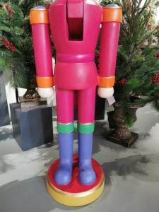 L & C Nhà Giáng Sinh Nhựa Nutcracker/ Nutcracker Người Lính 6 Ft Giáng Sinh/Nhựa 55.5Inch Nutcracker Bức Tượng - Product Image 6