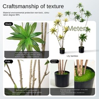 Arbre artificiel en plastique de simulation de bambou de lys en gros, écologique, décoration intérieure et extérieure, grand modèle de qualité supérieure pour la remise des diplômes